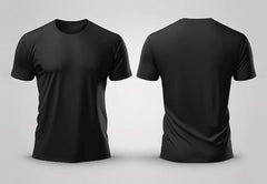 BLACK & WHITE OVERSIZED BASIC T-SHIRT