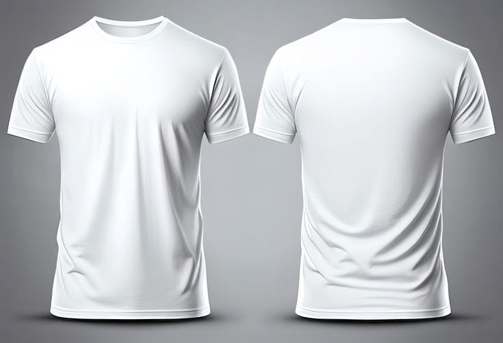 BLACK & WHITE OVERSIZED BASIC T-SHIRT