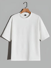 BLACK & WHITE OVERSIZED BASIC T-SHIRT