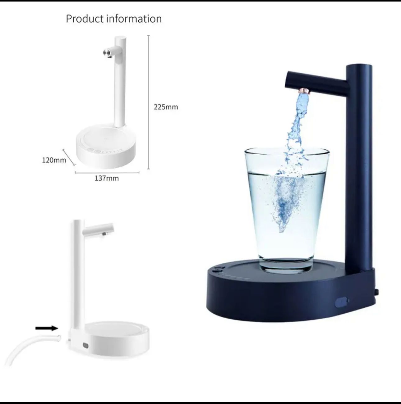 Household Portable Drinking Water Pump Bucket Water Absorption Device Intelligent Automatic Drinking Water Pump